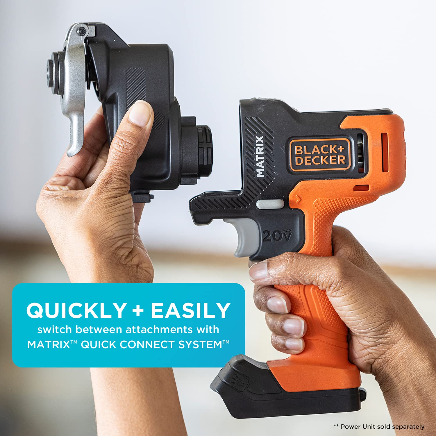 BLACK+DECKER Matrix Sander Attachment & Oscillating Tool Kit (BDCMTS & BDCMTO) - Perfect for Woodworking, DIY Projects, and Home Renovations