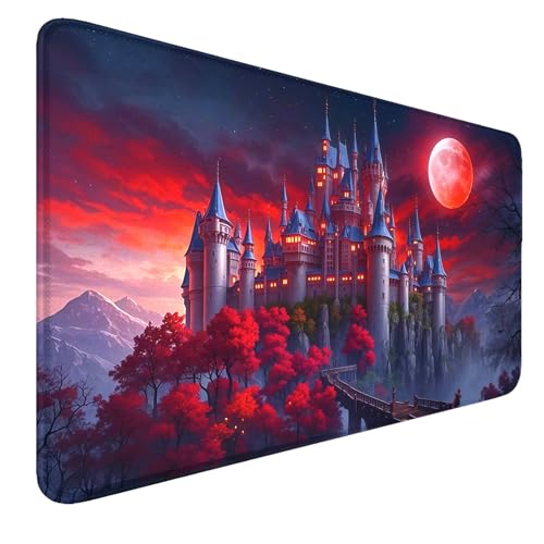 Sunset Castle Stitching Edges Playmat
