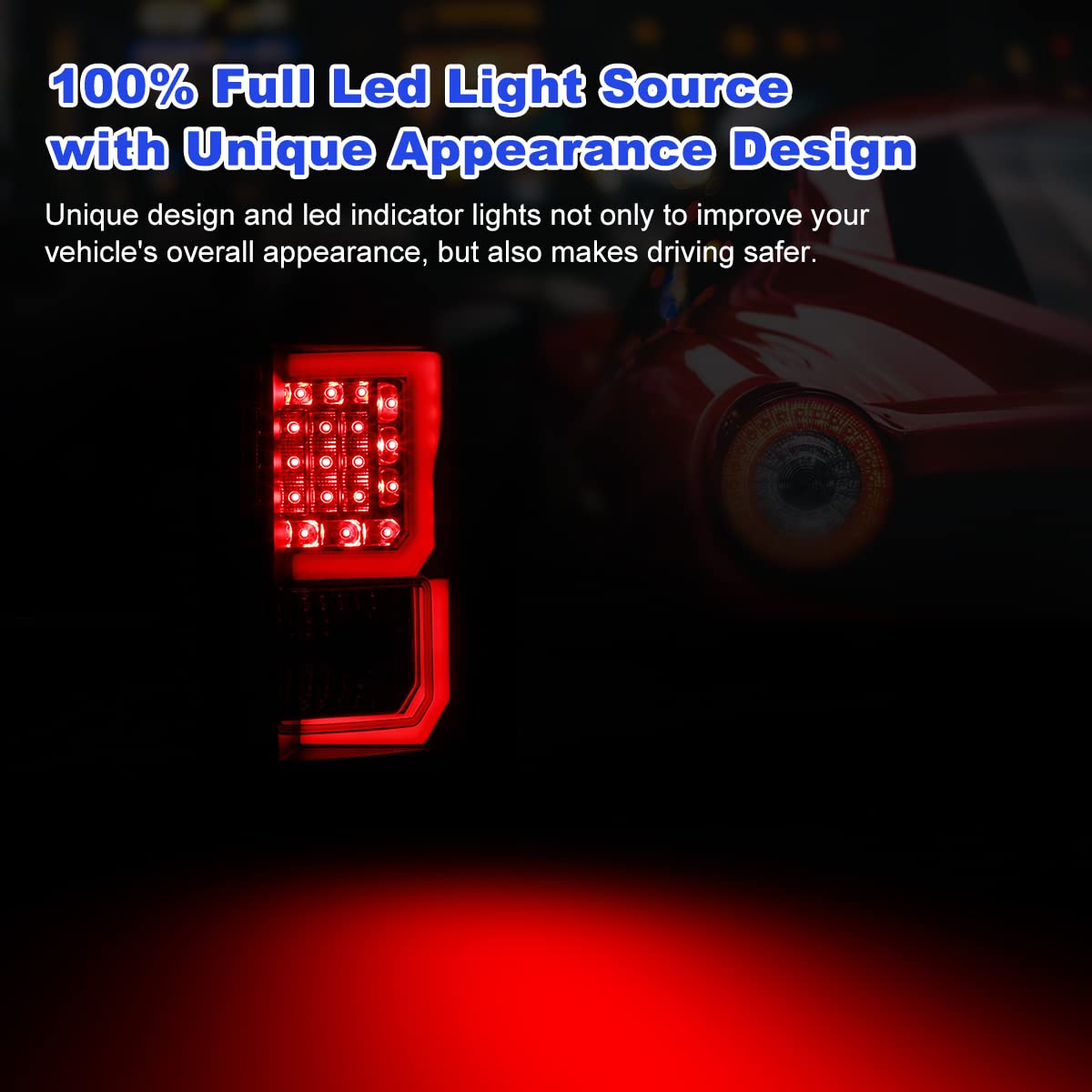 Nixon Offroad LED Tail Lights Assembly for 2015-2017 Ford F-150 - Compatible with Factory Halogen Models (Not for LED or Blind Spot System) - Left & Right Pair with Clear Lens - Upgrade for Enhanced Visibility & Style on Off-Road Adventures