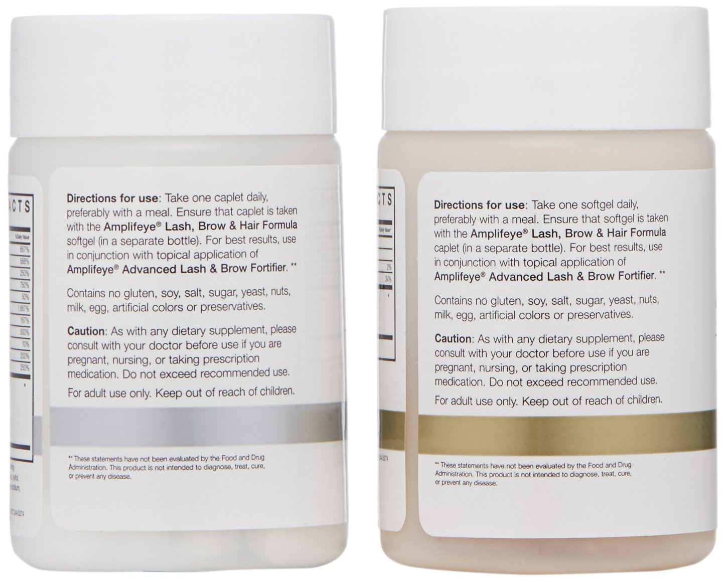 Xtreme Lashes Amplifeye Lash, Brow & Hair Growth Supplement - Vitamin Enriched Formula with Biotin & Natural Botanicals - 2 Pack (60 Capsules) for 30 Day Supply - Enhance Eyelashes, Eyebrows & Hair Health for Women & Men
