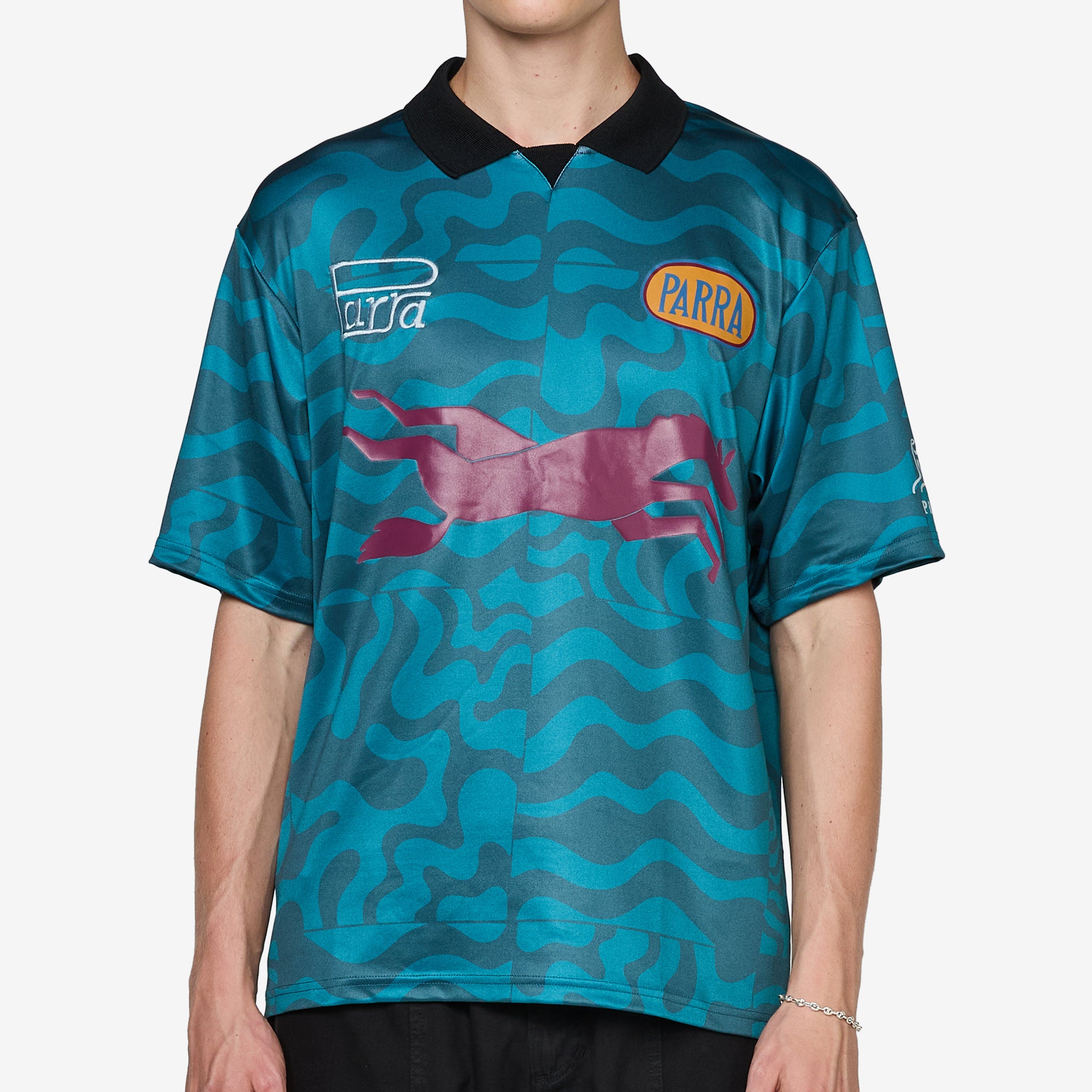 Premium Sports Flag Polo Shirt for Men - Breathable Deep Sea Green Golf & Casual Wear - Perfect for Golf, Tennis, and Outdoor Activities