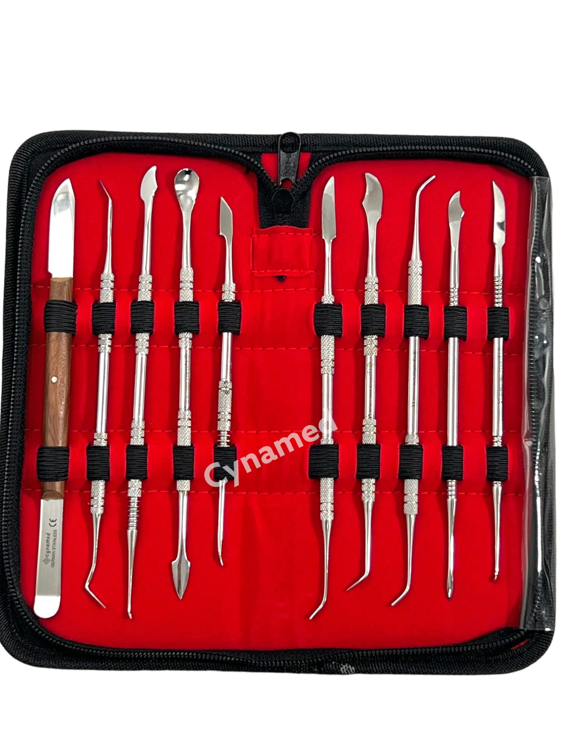 Premium Wax Carving Tools Set - 10-Piece Stainless Steel Wax & Clay Sculpting Kit with Double-Ended Dental Tools for Jewelry Making, Candle Carving, Modeling & DIY Crafts - Perfect for Artists, Dentists & Hobbyists