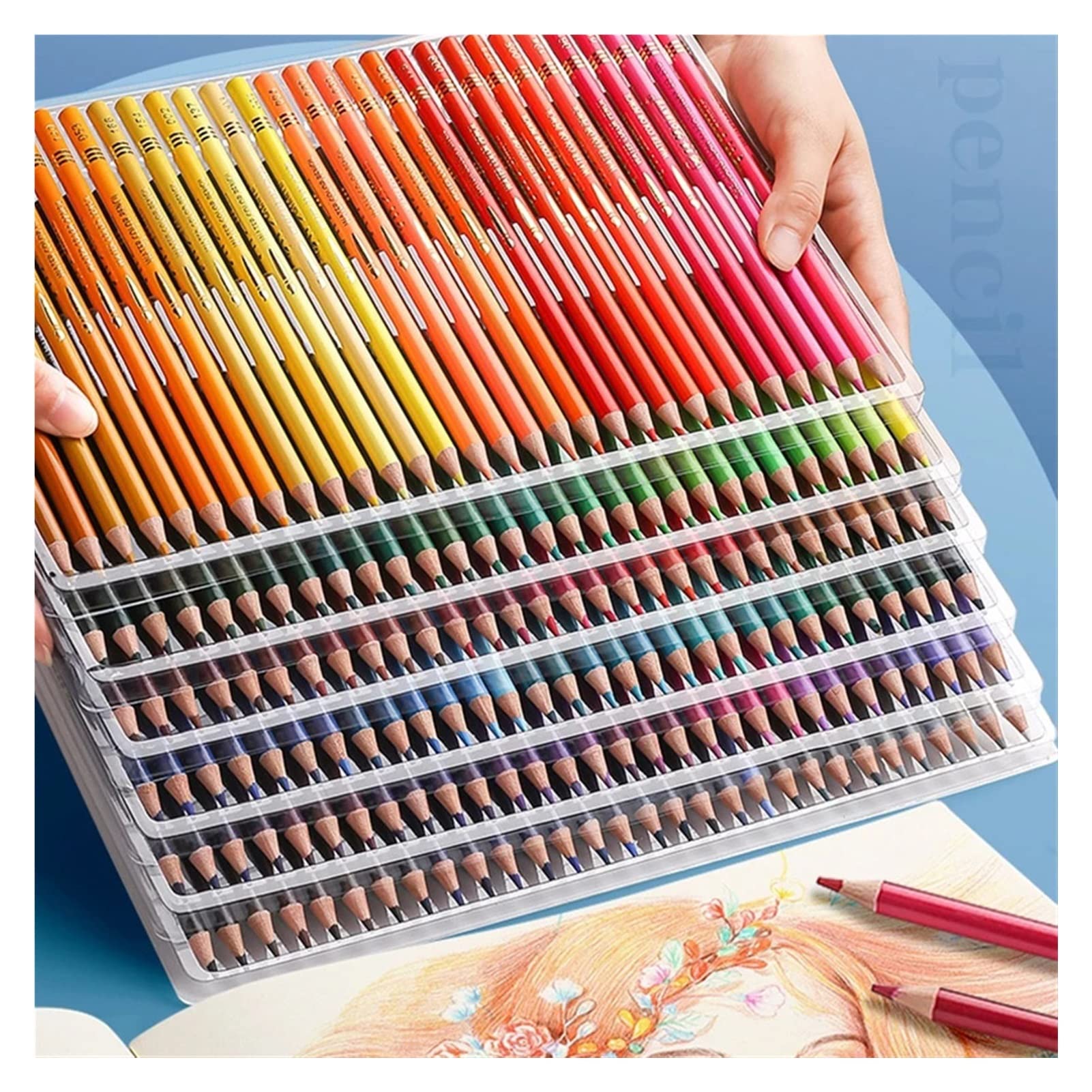 YLHXYPP Metallic Colored Pencils - Soft Wood Sketch Pencils for Art & School - Perfect for Drawing & Sketching
