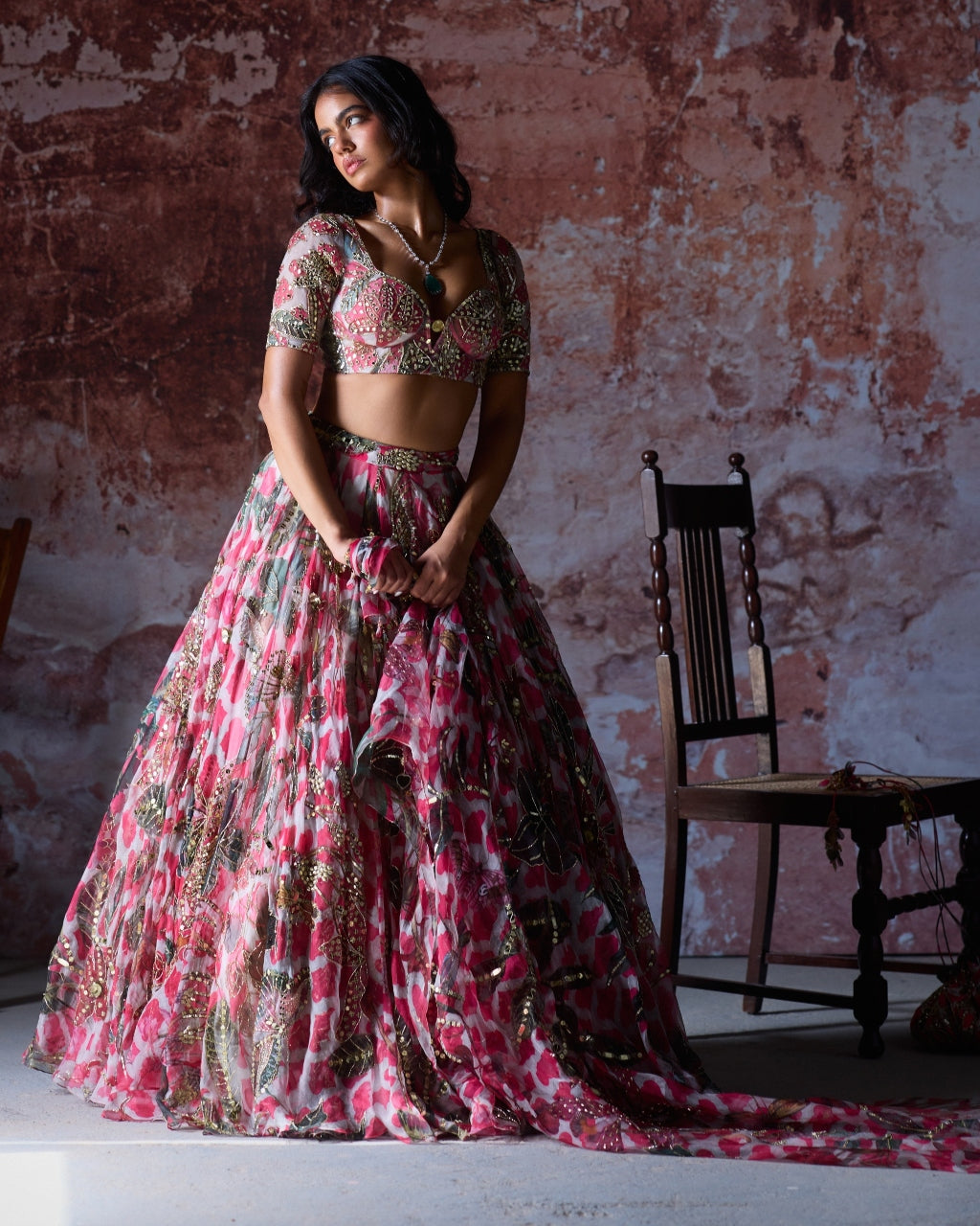 Exquisite Ashvi Lehenga Set for Women - Traditional Indian Bridal Gown with Intricate Embroidery & Matching Dupatta - Perfect for Weddings, Festivals & Special Occasions