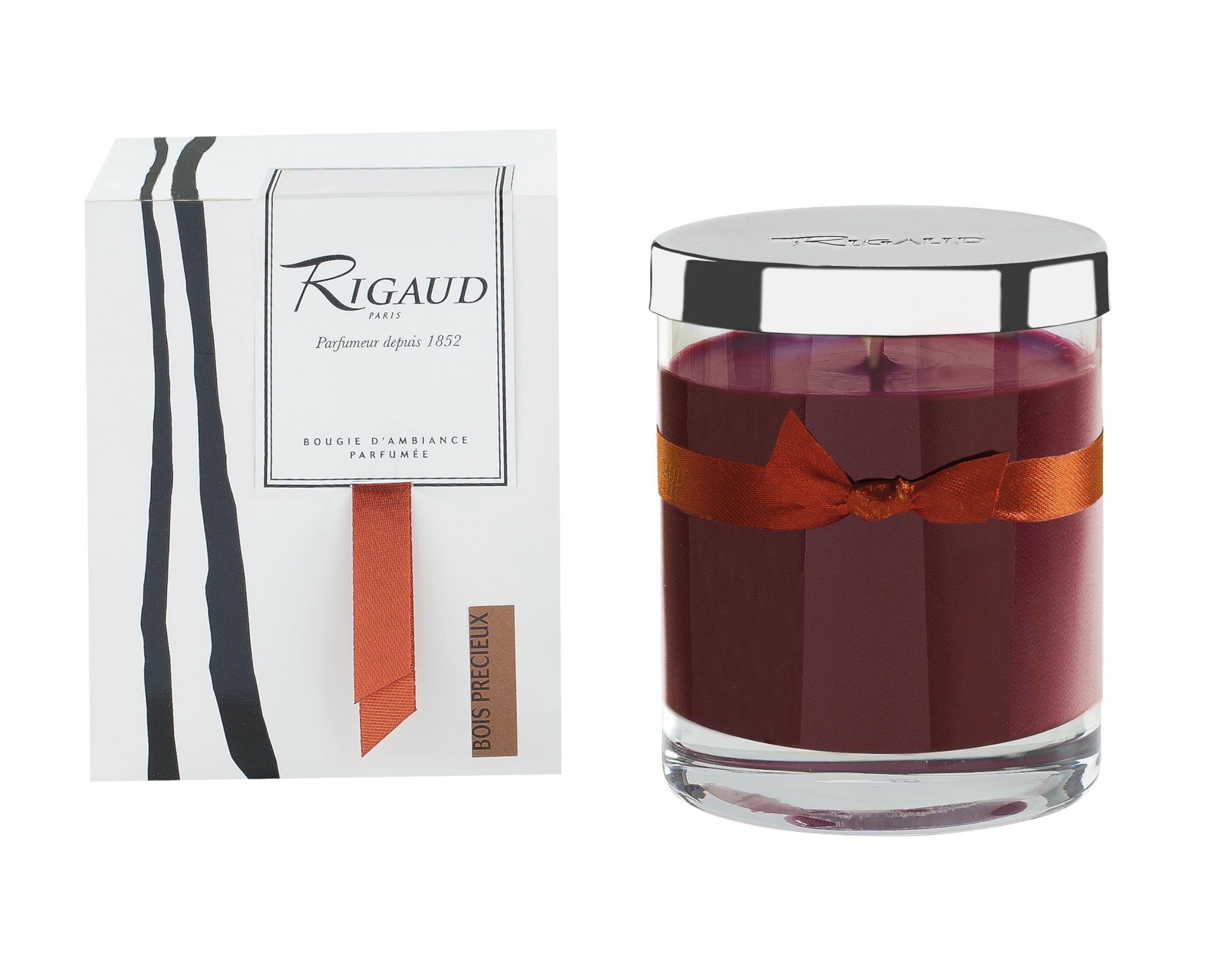 Premium Rigaud BMM287774 Medium Scented Candle - Precious Wood Brown Fragrance for Home, Spa & Relaxation | Aromatherapy & Decorative Ambiance