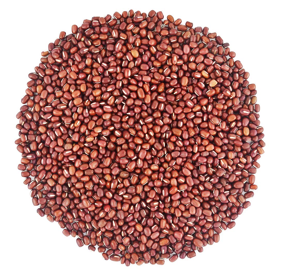 Organic Red Adzuki Beans (Red Mung Beans) - 3LB Bulk | Non-GMO, Vegan, Rich in Iron & Protein | Low-Calorie Superfood for Baking, Cooking & Healthy Snacks