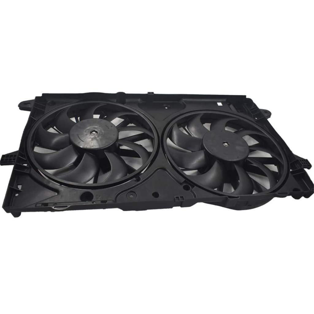 2013-2015 Chevy Malibu Radiator Cooling Fan Assembly - Dual Fan Replacement for L4 2.5L Engine (GM3115249, 20970656) | Perfect for Overheating Prevention & Summer Driving