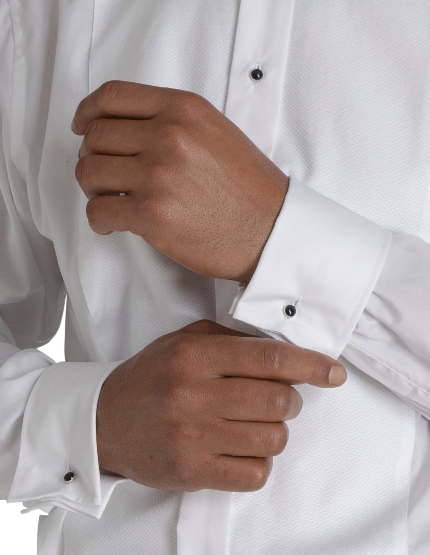 HENRY SARTORIAL Slim Fit White Dress Shirt for Men - Perfect for Formal Events, Business Meetings & Evening Occasions