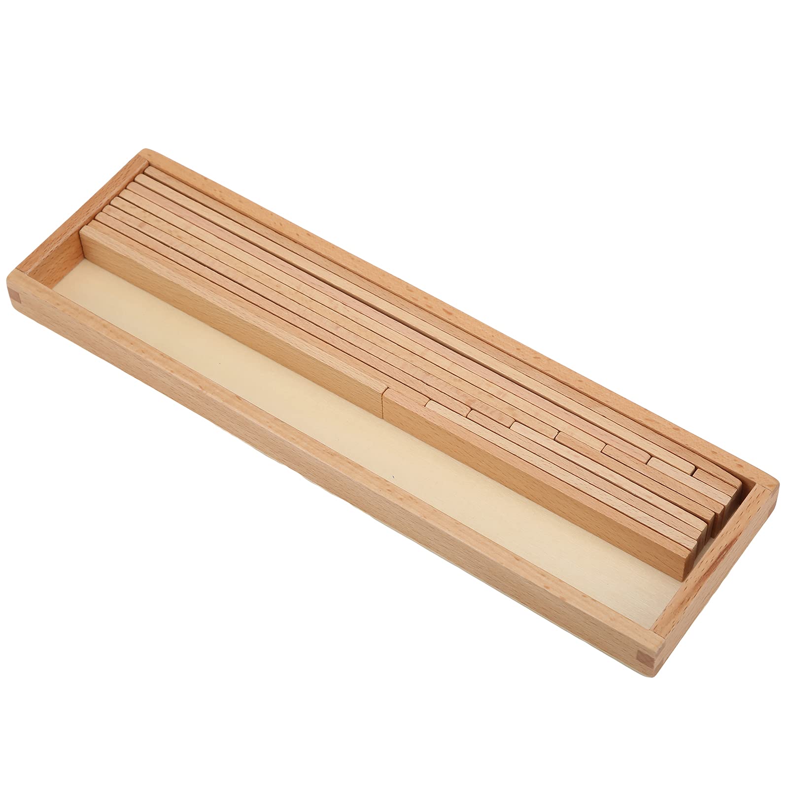 Montessori Math Toys for Kids - Wooden Counting Sticks & Number Board for Addition and Subtraction Learning - Perfect for Homeschooling, Classroom & Early Childhood Education