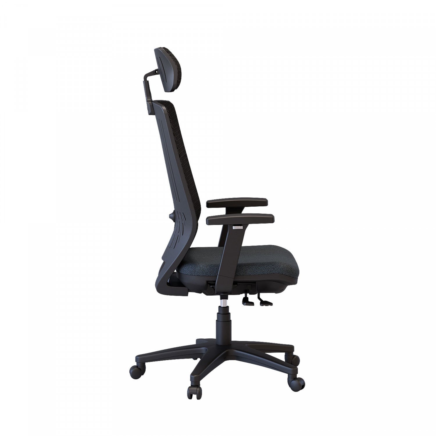 Ergonomic Noah Office Chair - Graphite Mesh Back, Adjustable Height, Swivel & Rolling for Home & Office Workspace Comfort