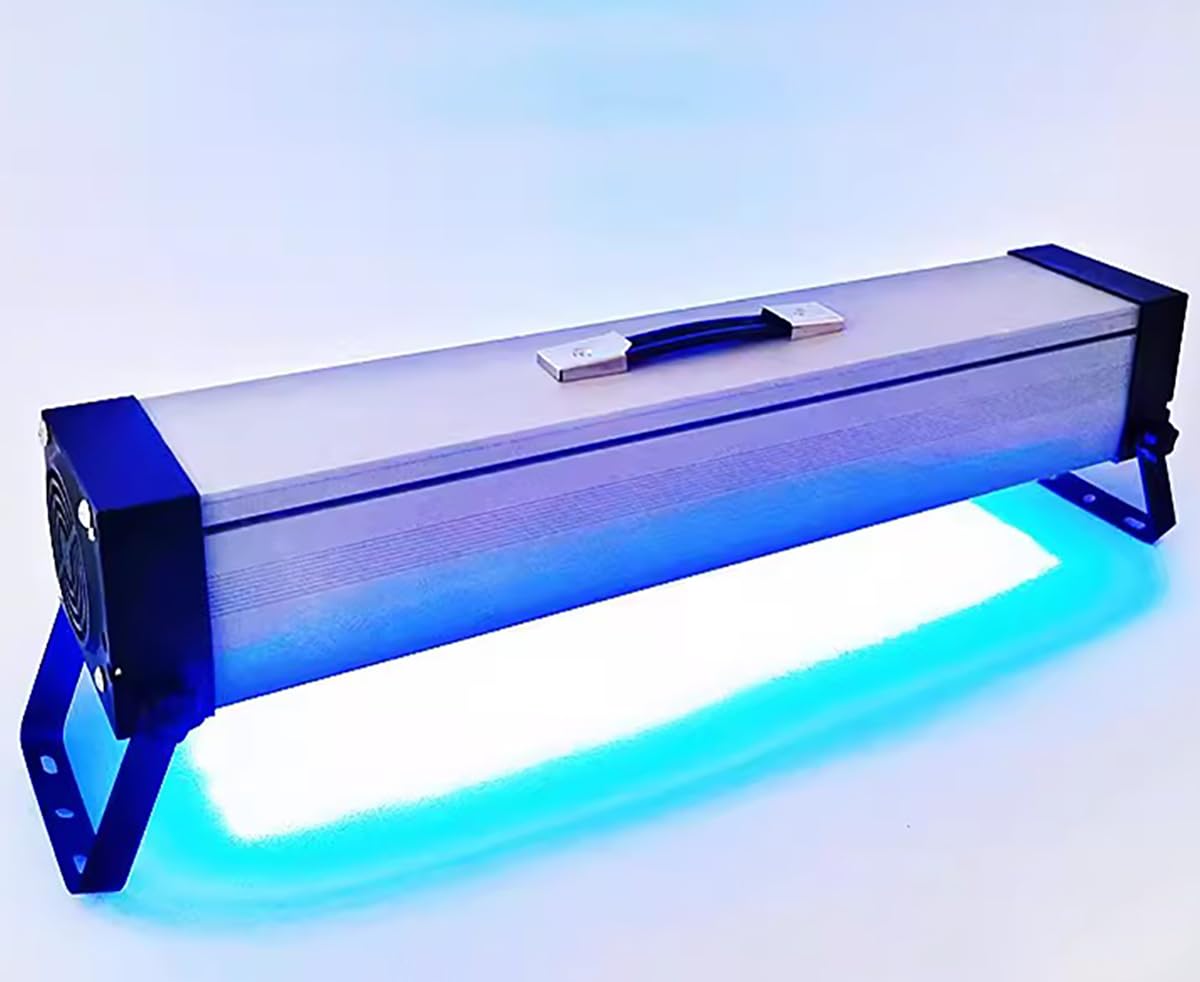 High Power 80W 365Nm UV Resin Curing Lamp - Portable LED Air-Cooled UV Light for 3D Printing, Resin Shadowless Glue, LCD Screen Curing & Green Oil Research (Ideal for DIY Crafts, Jewelry Making & Dental Applications)