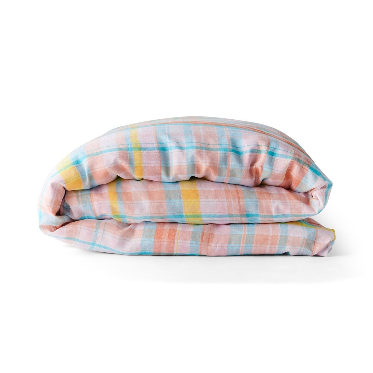 Stylish Paradise Tartan Linen Quilt Cover Set - Soft & Breathable Bedding for All Seasons - Perfect for Master Bedroom, Guest Room & Cozy Home Decor