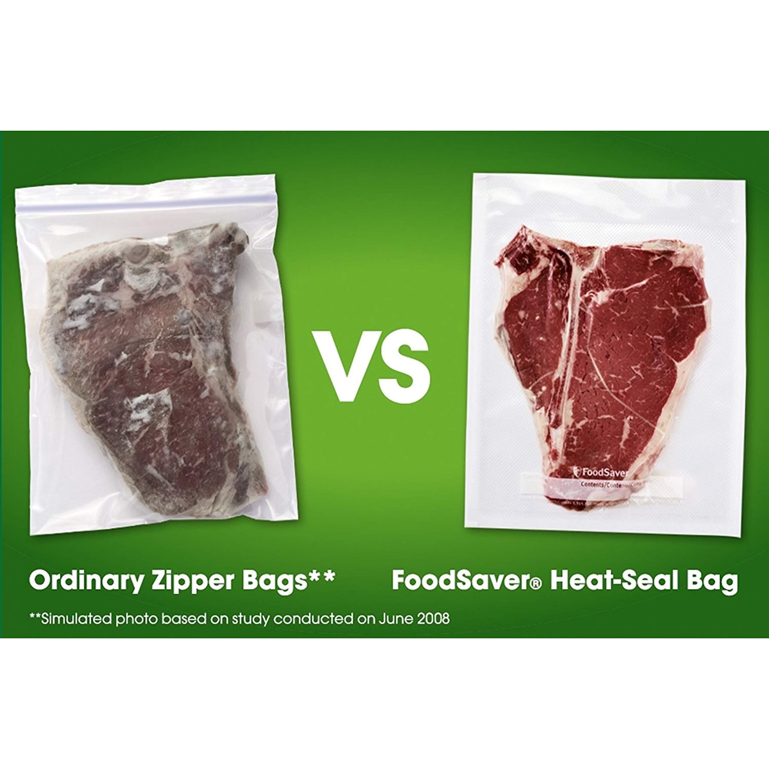 FoodSaver 1-Quart Vacuum Sealer Bags - 90 Count BPA-Free Commercial Grade | Airtight Food Storage, Sous Vide Cooking, Meal Prep & Freezer Organization for Freshness
