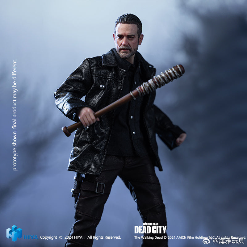 HIYA 16CM 1/12 Scale Negan Action Figure - The Walking Dead: Dead City Collectible (Pre-Order) | Perfect for Display, Photography & Diorama Scenes