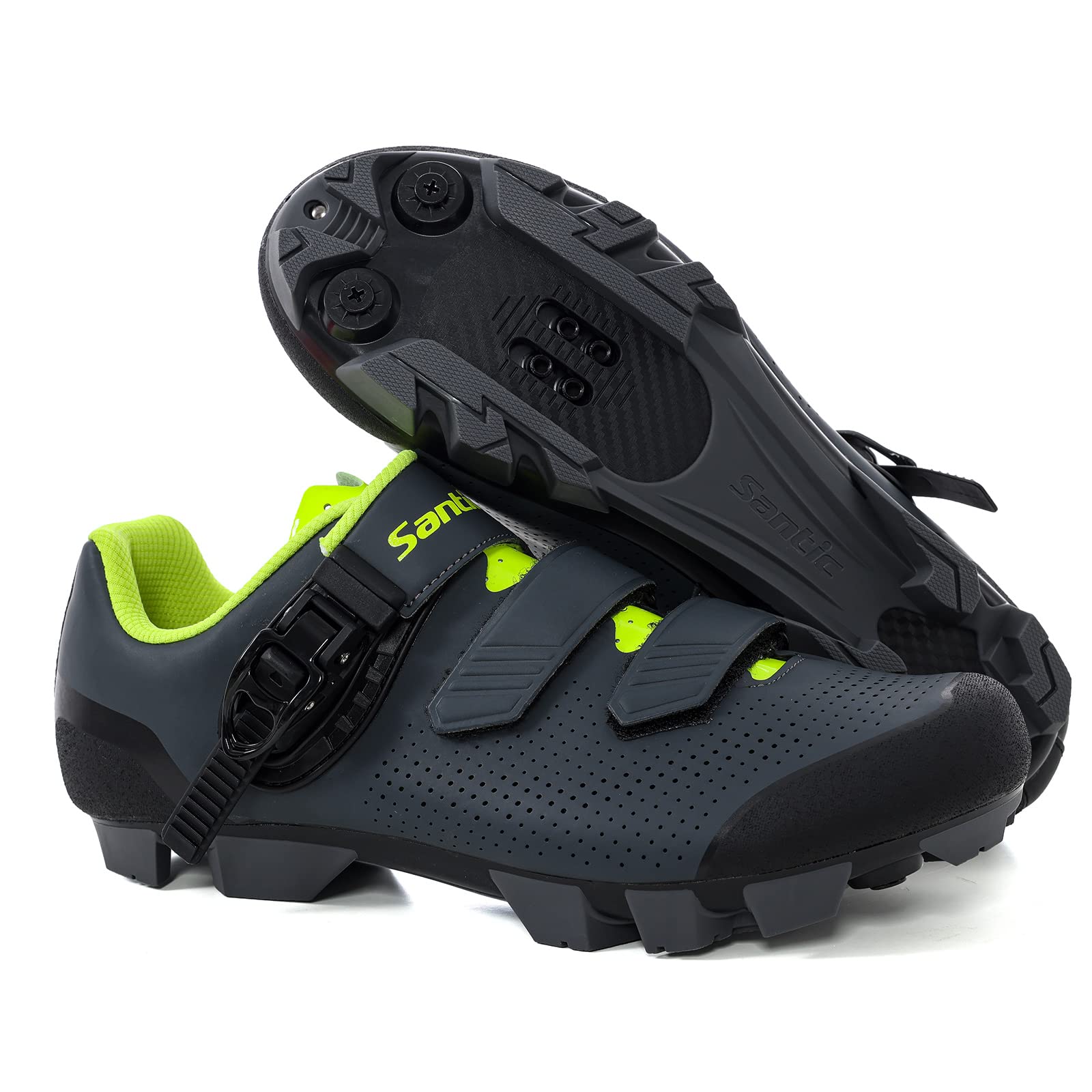 Santic SPD Mountain Bike Shoes for Men & Women - MTB & Road Cycling Shoes - Lightweight & Durable for Trail Riding & Commuting