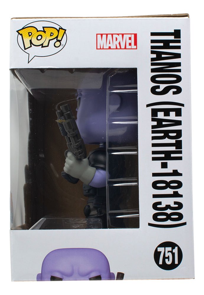 Marvel Thanos Earth 18138 Funko Pop! Vinyl Figure #751 - Collectible Avengers Infinity War Movie Character for Display & Gifts
