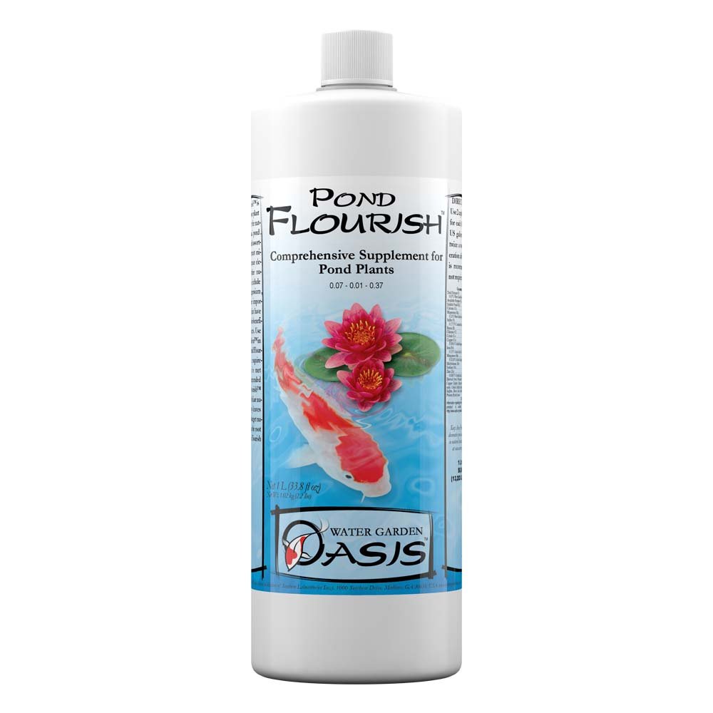 Seachem Pond Flourish Liquid Plant Stimulator - Nutrient Supplement for Healthy Pond Plants | Ideal for Water Gardens, Koi Ponds & Aquatic Plant Growth