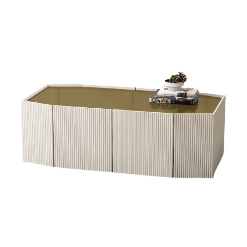 Modern Levon Coffee Table - Solid Wood Living Room Furniture for Home Decor | Perfect for Small Spaces, Apartments & Cozy Gatherings