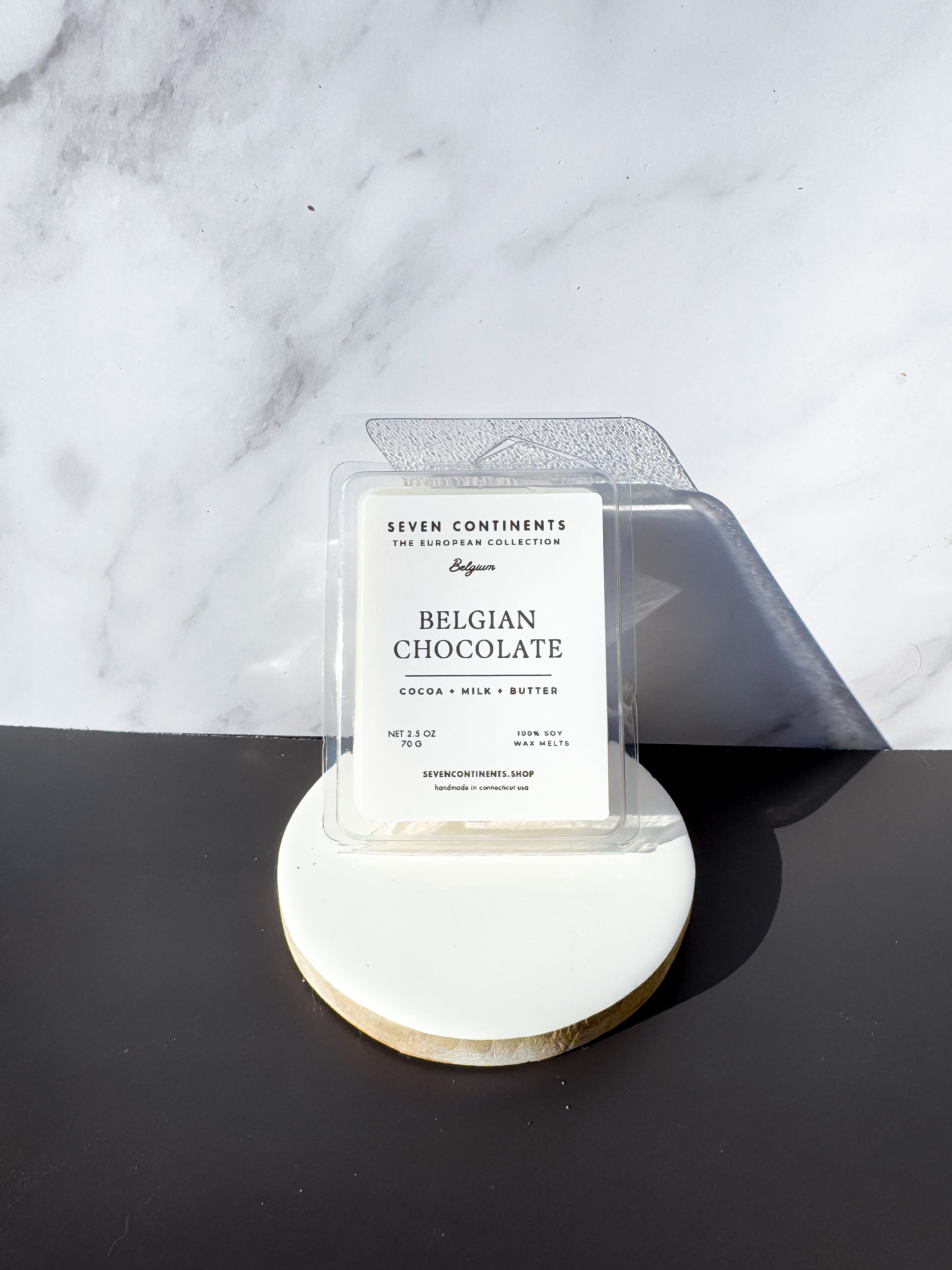 Premium Belgian Chocolate Scented Soy Wax Melts - Handmade Aromatherapy Wax Cubes for Home, Office & Relaxation - Perfect for Warmers & Diffusers