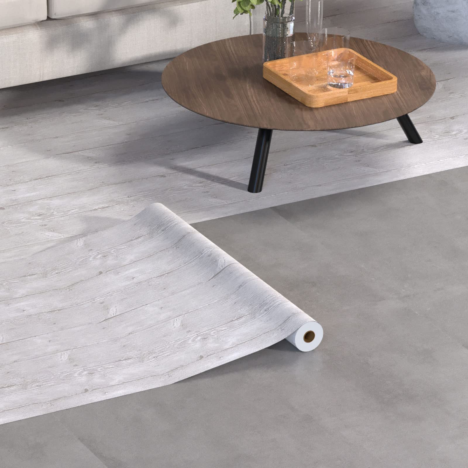 Oxdigi Peel and Stick Vinyl Flooring Roll 24