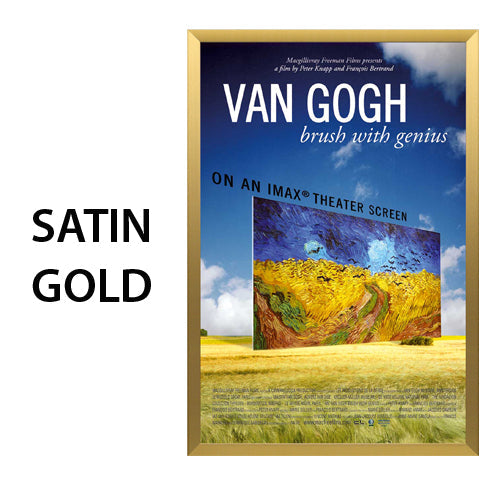 Extra Large 48 x 60 Poster Snap Frame - 1 1/4 Inch Metal Profile for Mounted Graphics on 3/8 & 1/2 Inch Thick Boards - Perfect for Trade Shows, Retail Displays & Office Decor