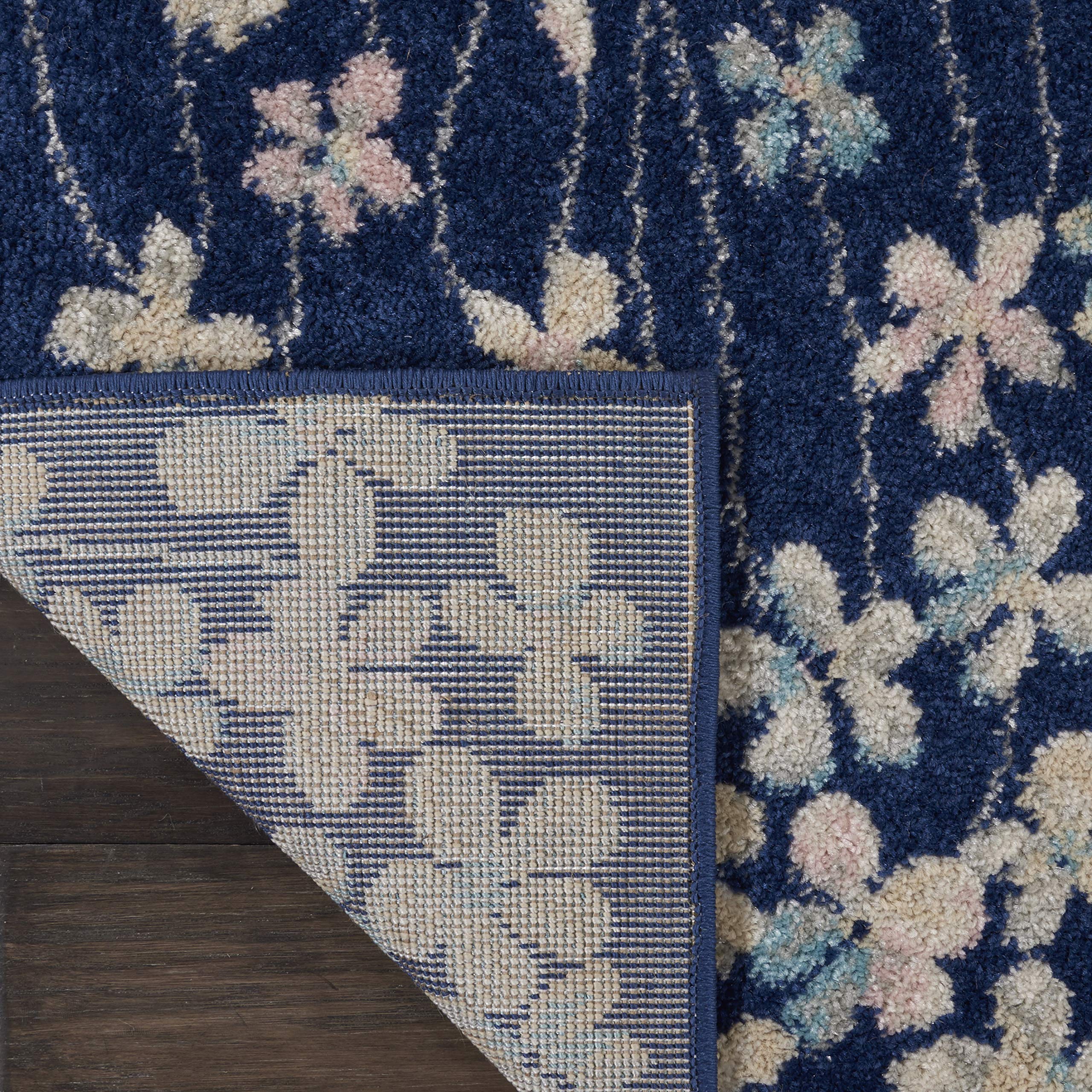 Nourison Tranquil Floral Navy 2'3