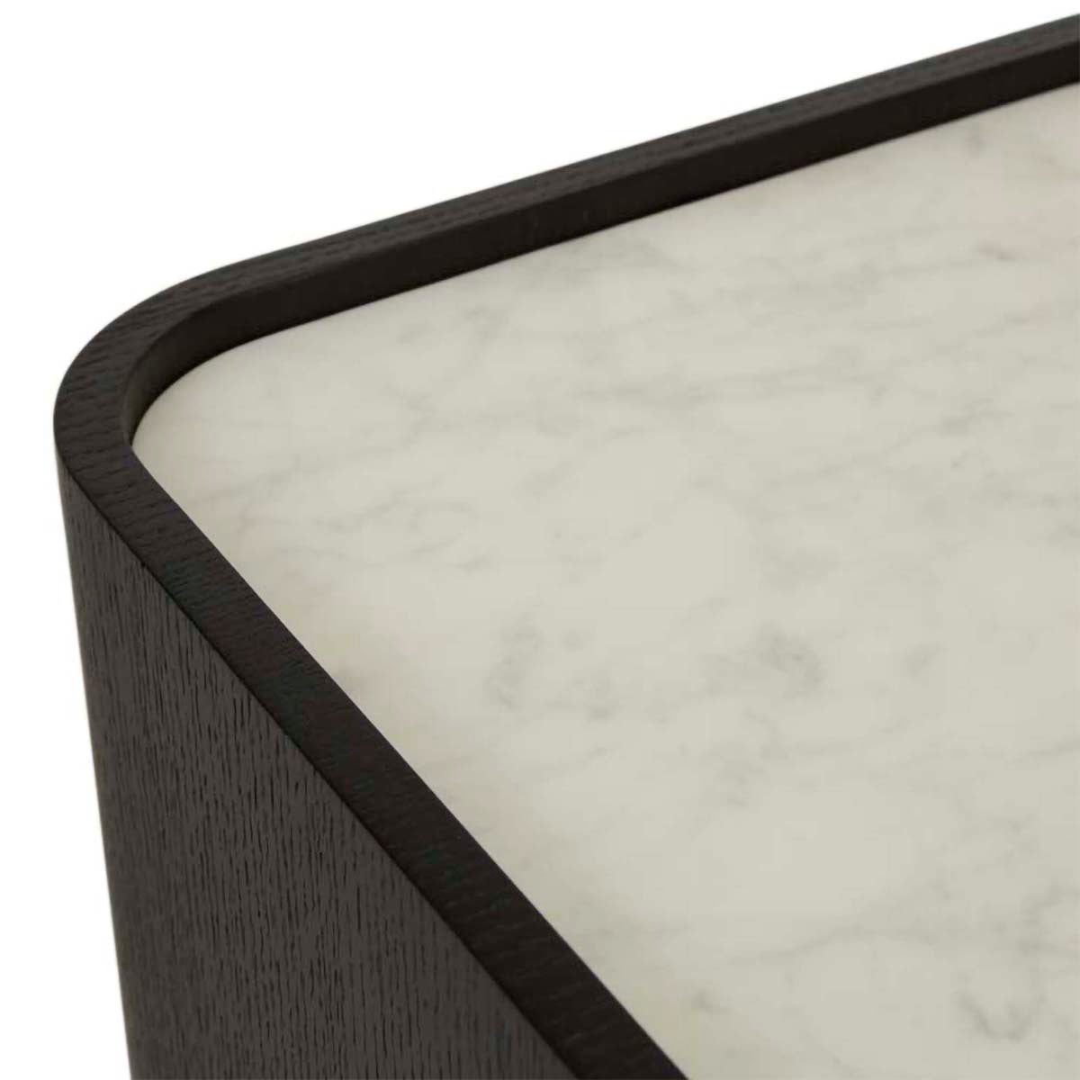 Globe West Elsie Bedside Table - Modern Nightstand with Storage Drawer for Bedroom, Living Room & Office - Stylish Wooden End Table with Shelf