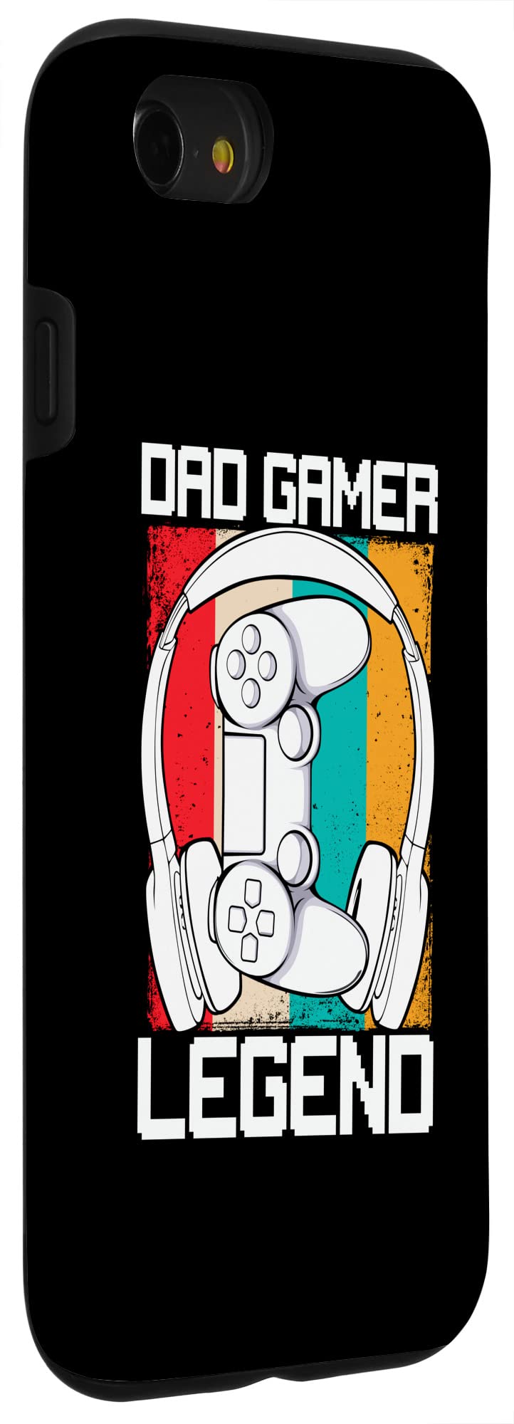 iPhone SE (2020) / 7 / 8 Retro Video Game Controller Phone Case - Perfect Gift for Dad Gamers on Father's Day - Compatible with Mobile Gaming & Arcade Style Play