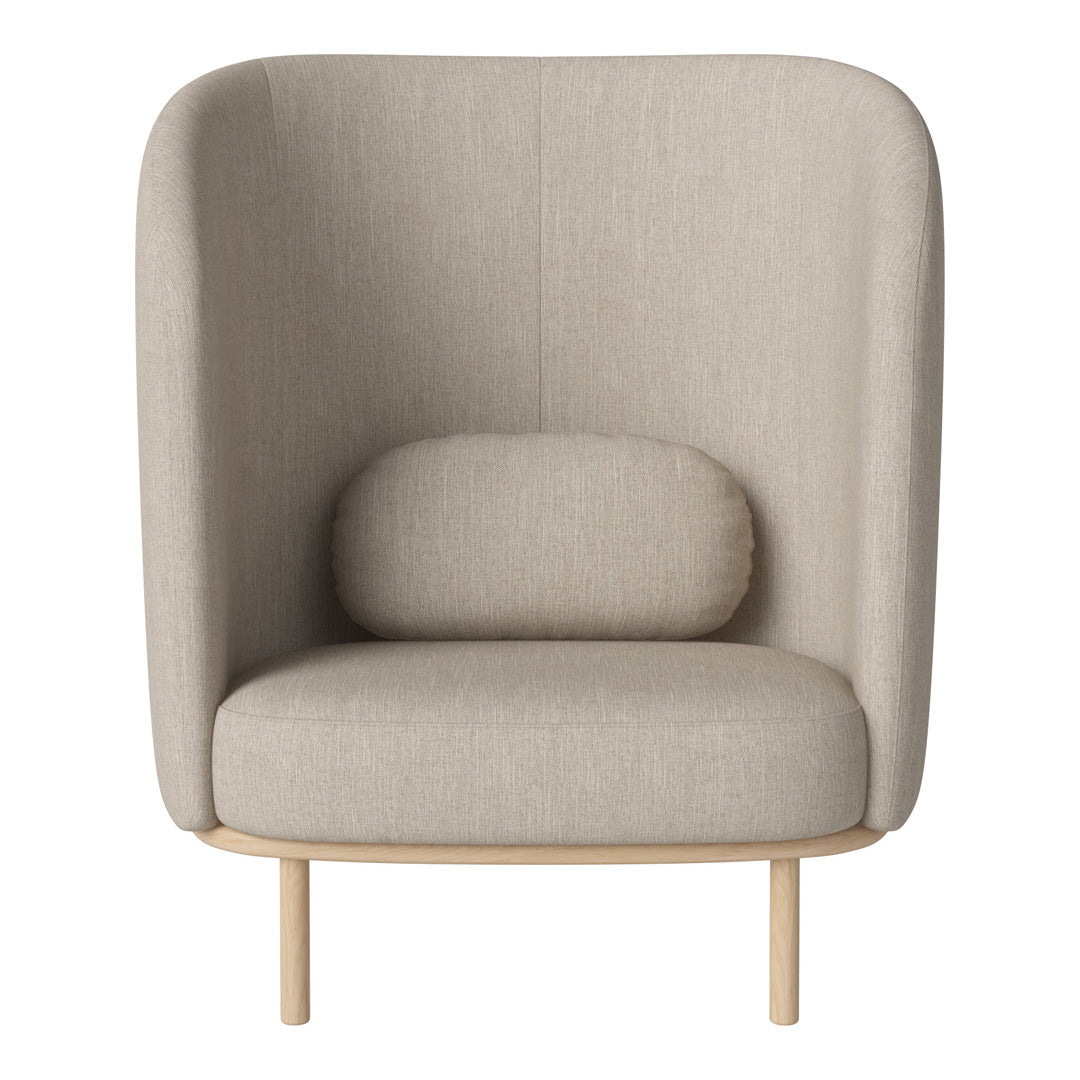 Fuuga Modern Nesting Armchair Set of 2 - Space Saving Stackable Lounge Chairs for Small Living Room, Bedroom or Office - Comfortable Accent Seating for Home Decor