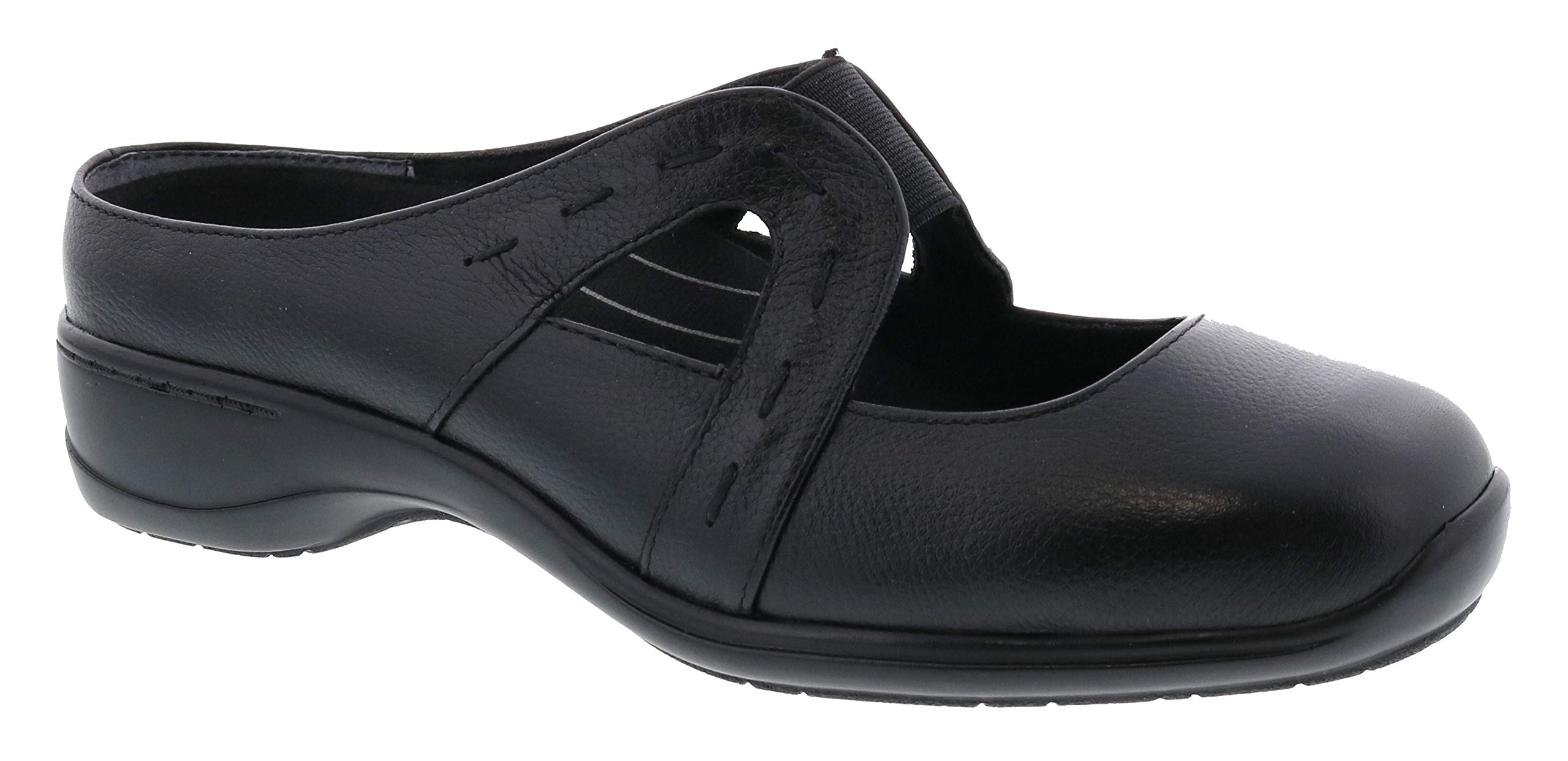 Ros Hommerson Shoenanigan 62061 Women's Casual Leather Mule Slip-On Shoes - Comfortable & Stylish for Everyday Wear, Office, and Errands