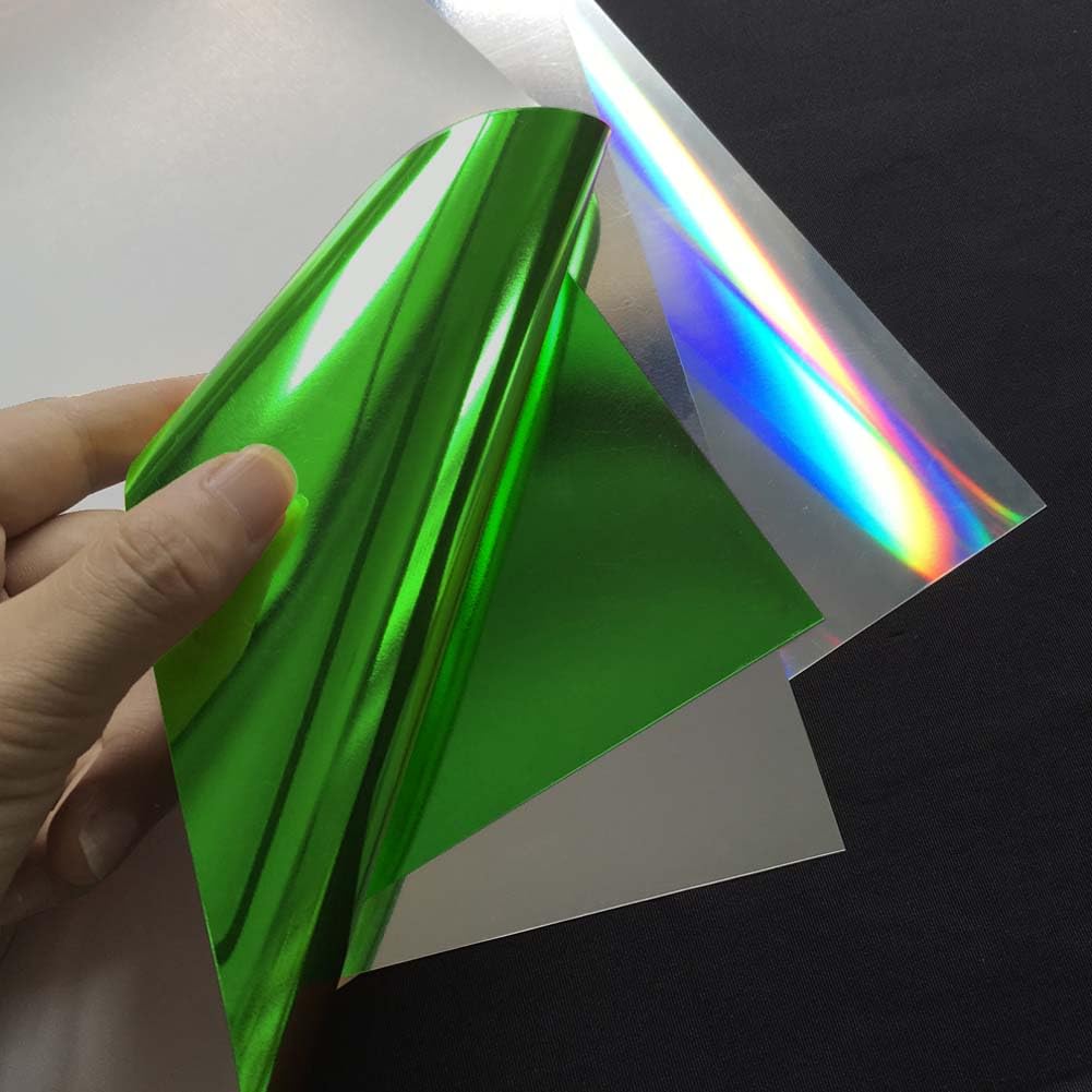 Premium Green Foil HTV Heat Transfer Vinyl for T-Shirts & Apparel - 12