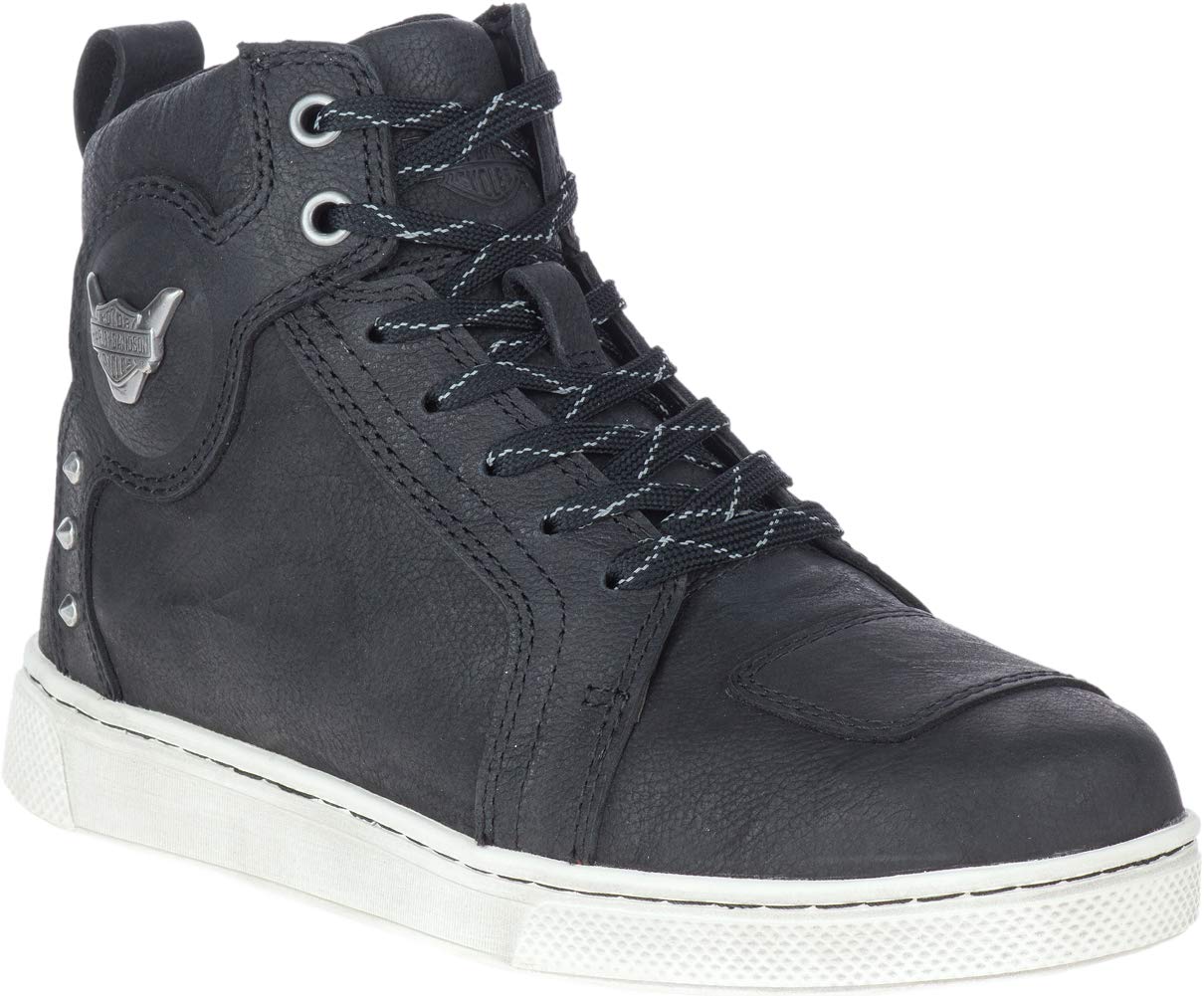 Harley-Davidson Women's Bateman 4-Inch Metal Motorcycle Boots - Durable Leather Biker Boots for Riding & Outdoor Adventures - Perfect for Motorcycle Enthusiasts & Casual Wear