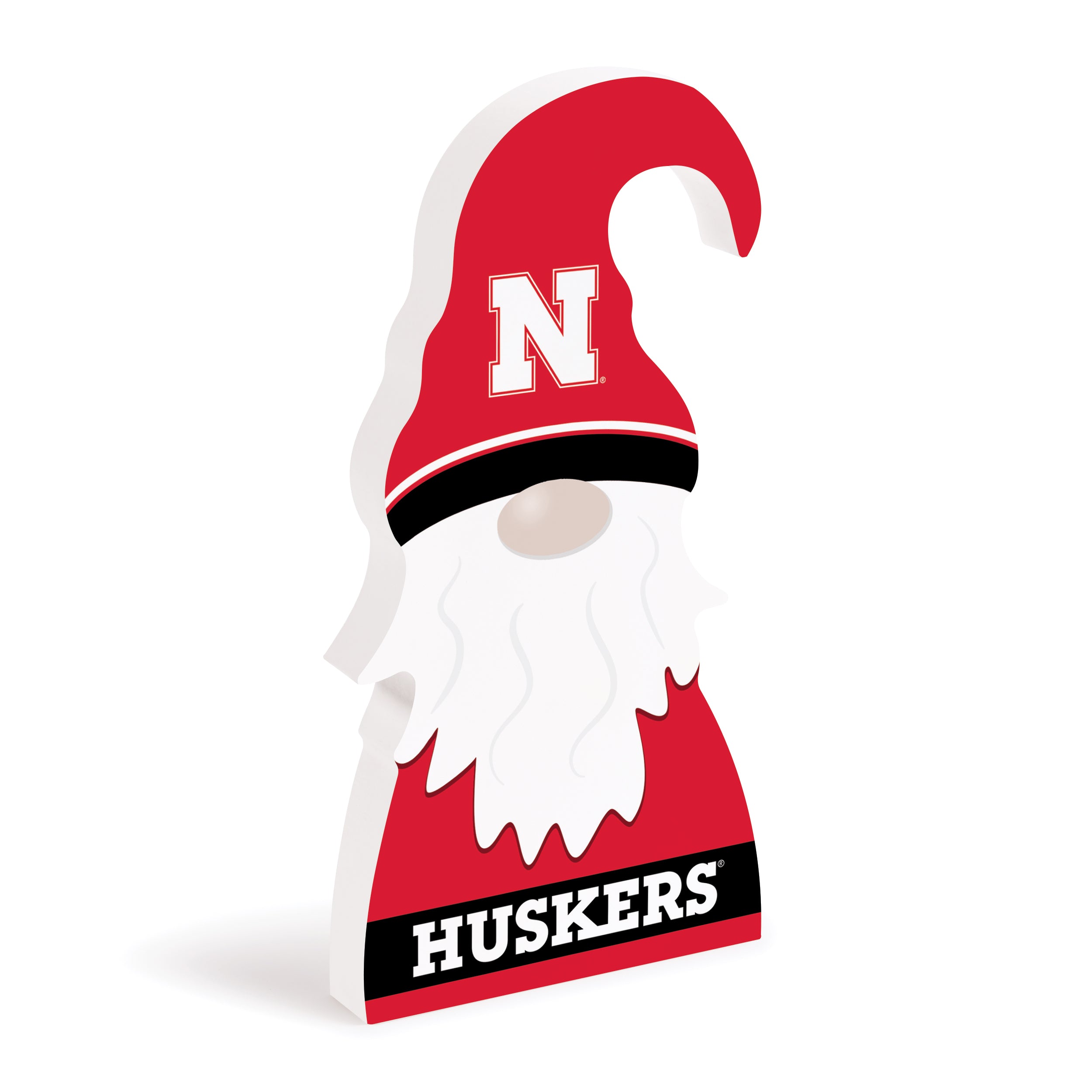 Nebraska Huskers Desktop Gnome - College Football Fan Decor, Team Spirit Gift for Office & Home - Perfect for Game Day, Work Desk, and Sports Themed Parties