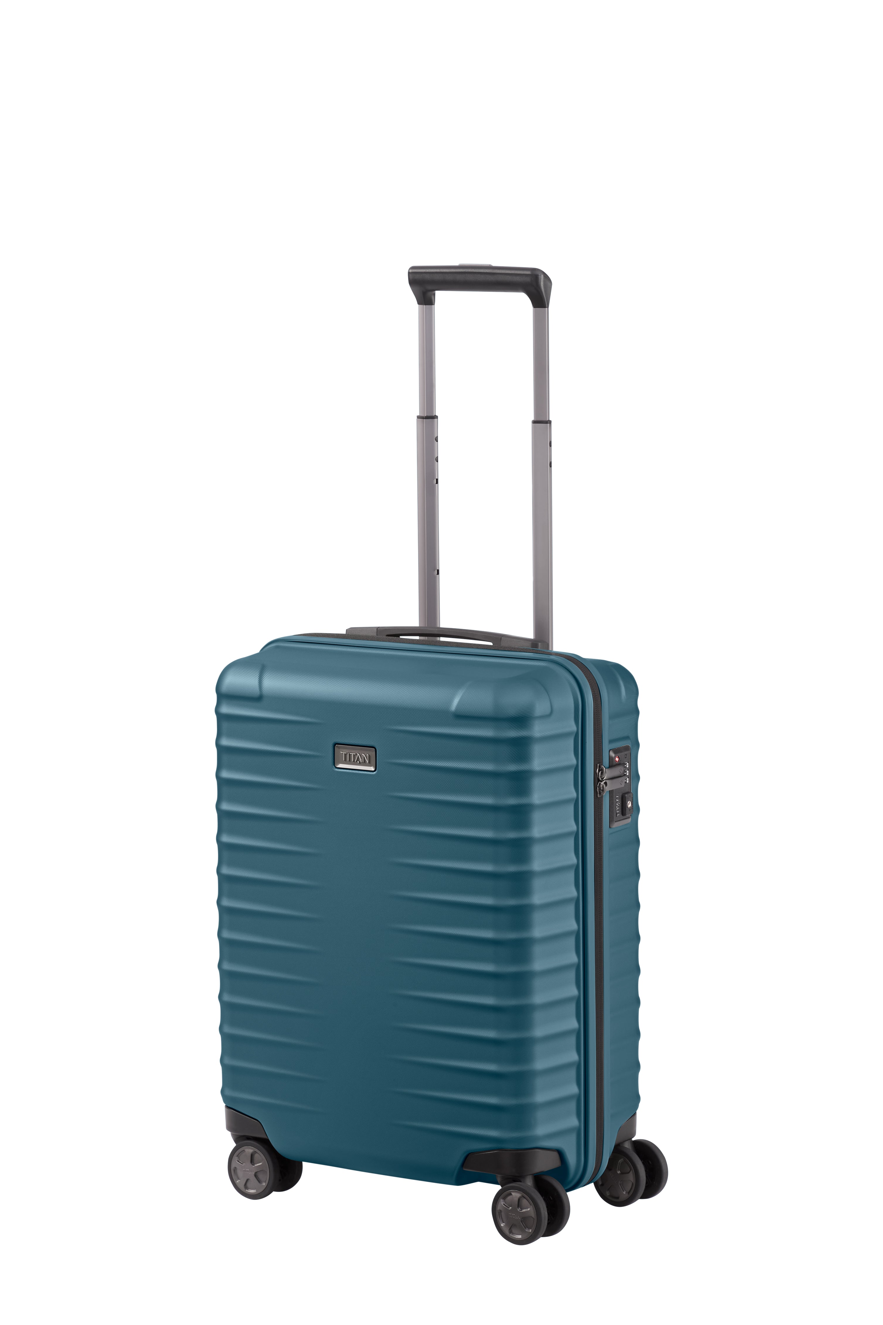 Titan LITRON Trolley S Carry On Luggage - Lightweight Expandable Suitcase with 360° Spinner Wheels for Business Travel & Weekend Getaways | Perfect Airplane Cabin Bag & Carry-On Luggage for Men & Women
