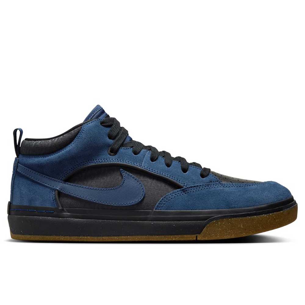 Nike SB React Leo Skateboarding Shoes for Men - Navy/Black/Anthracite - Lightweight & Durable Sneakers for Street Skating & Casual Wear