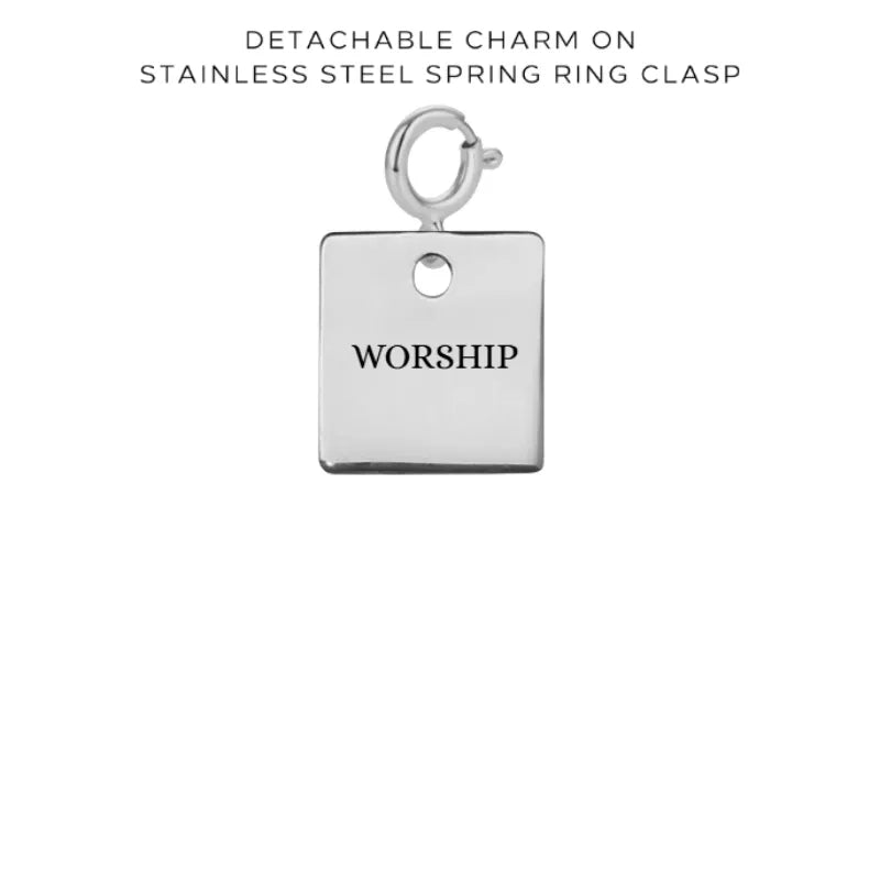 Personalized Engraved Charms with Detachable Clasp - Custom Name Jewelry for Necklaces & Bracelets - Perfect for Gifts, Anniversaries, and Special Occasions - $10.00