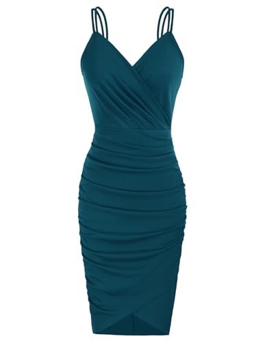 Solid Dark Blue Green