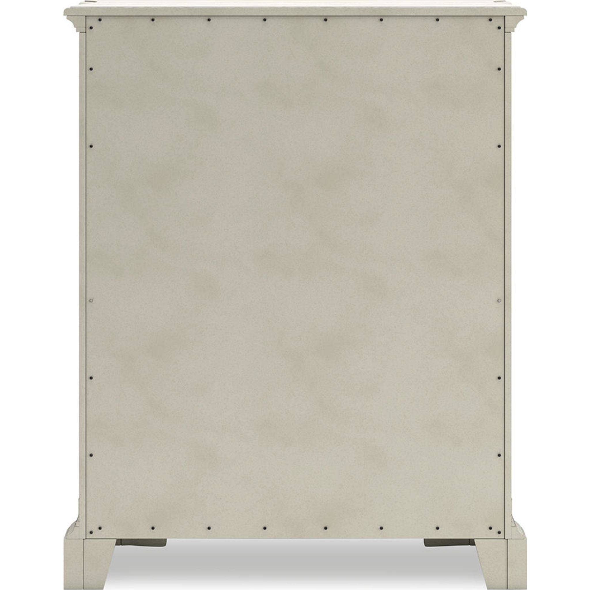 Arlendyne Antique White Chest - Vintage Style Storage Cabinet for Bedroom, Living Room & Office Organization