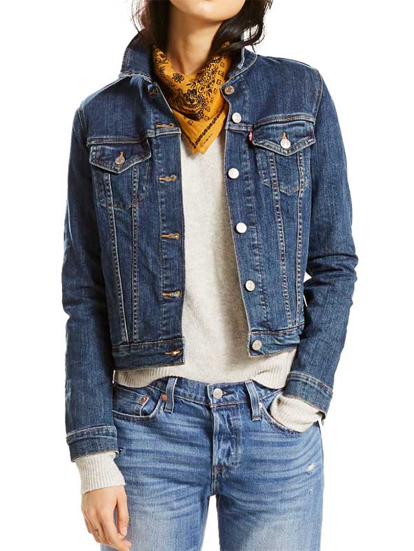 Levi's Women's Original Trucker Jacket - Sweet Jane Medium Wash Denim Jacket for Casual Wear & Street Style Outfits