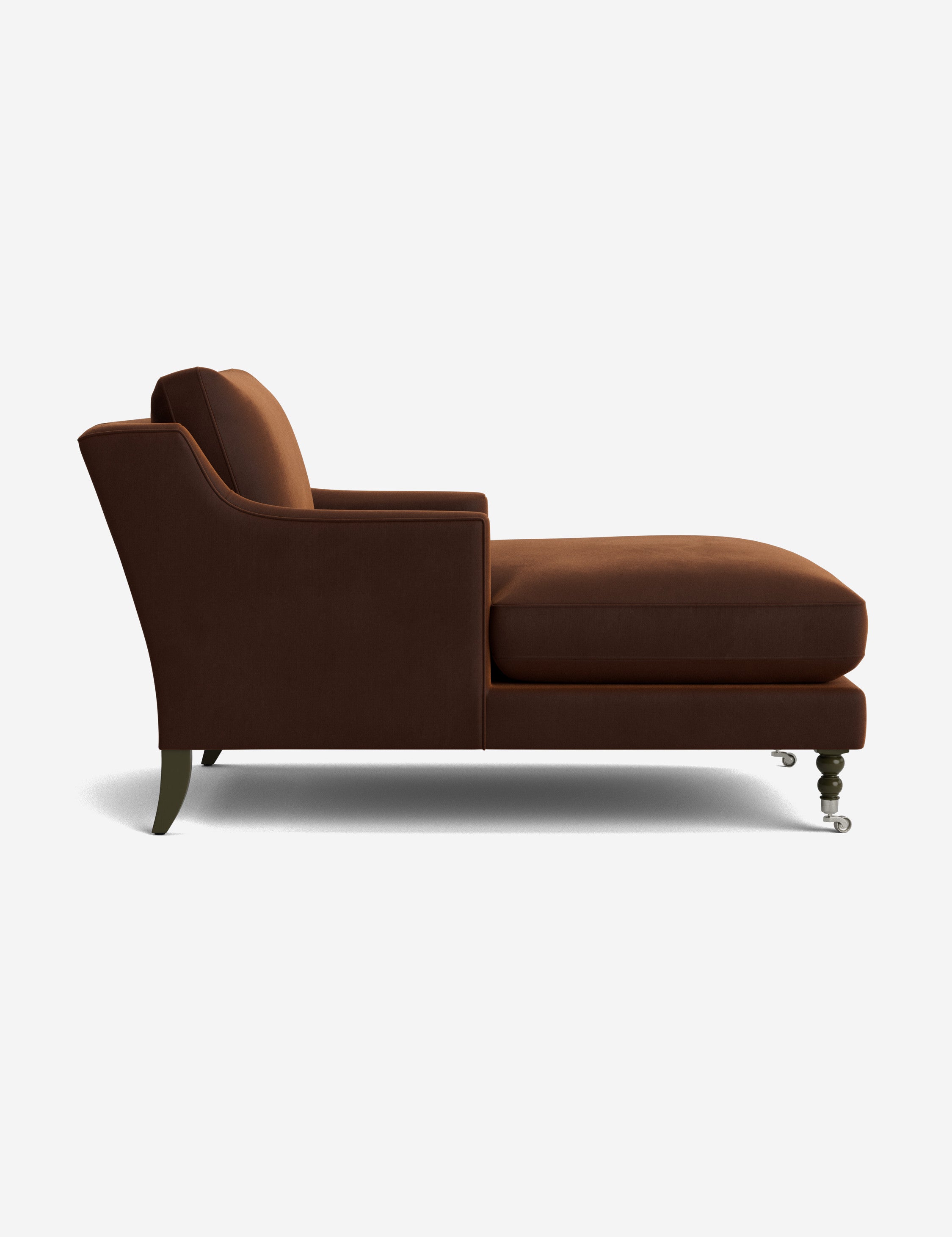 Fabienne Chaise Lounge Chair - Modern Accent Chair for Living Room, Bedroom & Office - Stylish Mid-Century Design with Wooden Legs - Perfect for Relaxing, Reading & Home Decor