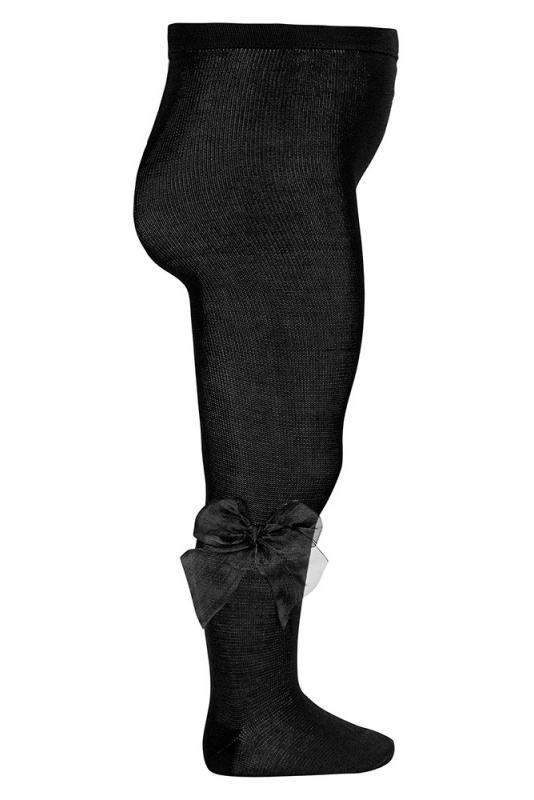 Elegant Black Tulle Bow Tights for Women - Comfortable & Stylish Dance Tights for Ballet, Party, Cosplay & Special Occasions