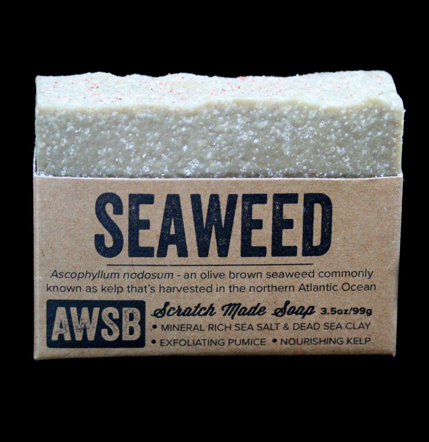Organic Seaweed Bar Soap for Face & Body - Natural Detox & Moisturizing - Perfect for Sensitive Skin & Eco-Friendly Bath Routine