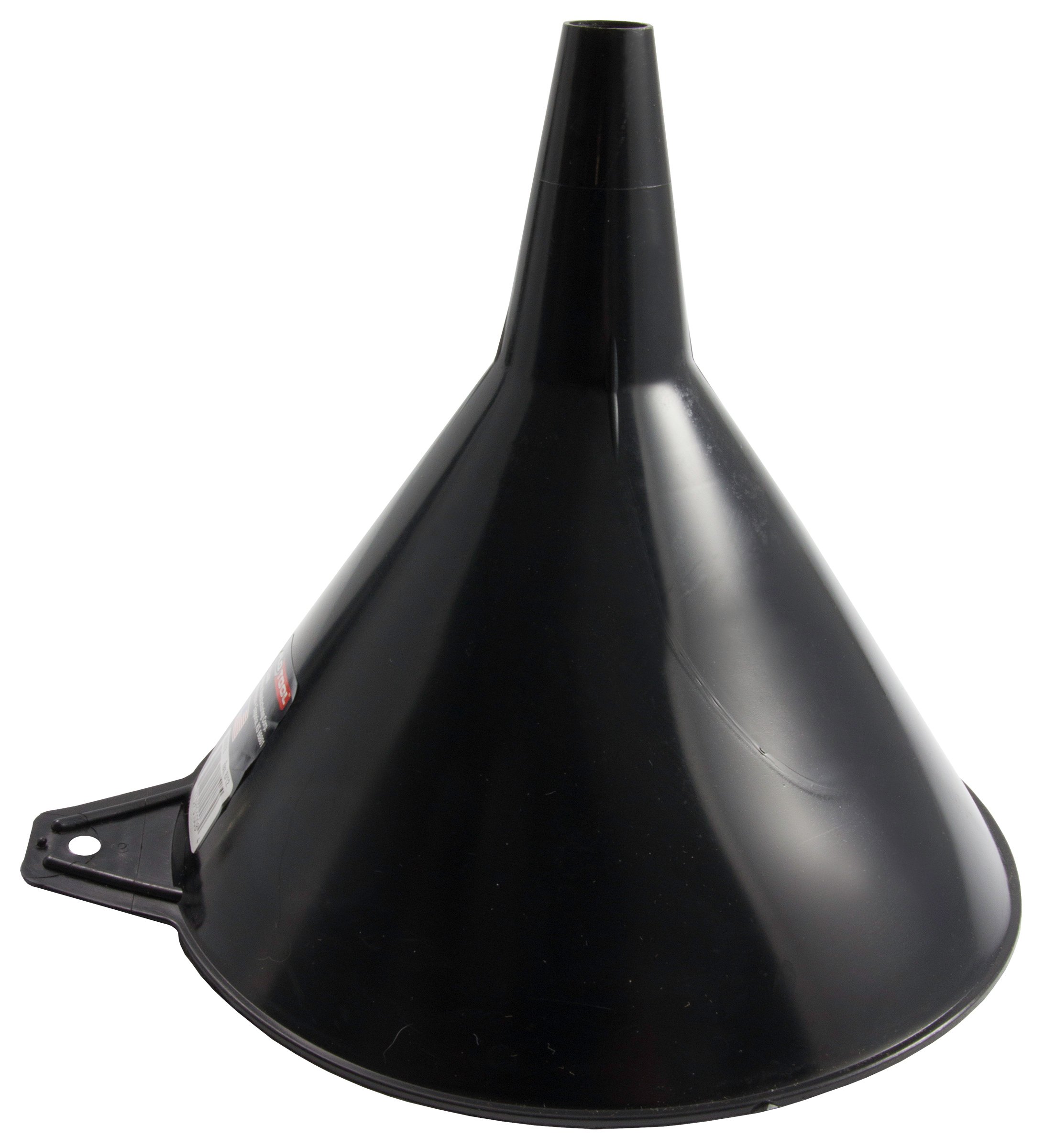 FloTool 05064 Large No Mess Funnel - Heavy Duty Plastic Funnel for Automotive, Oil, Gas, and DIY Projects - Perfect for Garage, Workshop, and Home Use