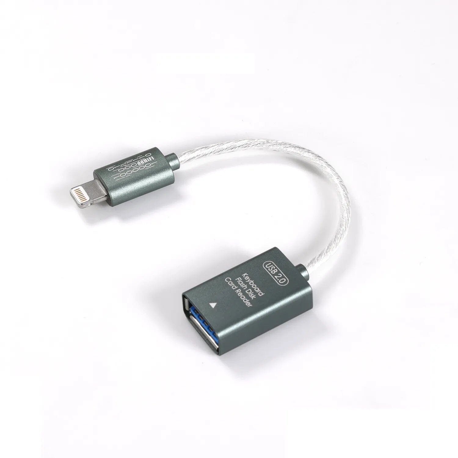 DD ddHiFi MFi06F 2.0 Lightning to USB A Female OTG Cable - Compatible with iPhone, iPad for Data Transfer & Charging - Perfect for Music, Photos & File Sharing