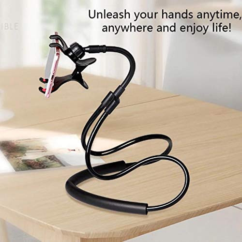 Flexible Phone Holder Stand - Long Gooseneck Lazy Neck Mount for Desk, Bed, Car & Bike - Compatible with Motorola Razr (2020) - Perfect for Hands-Free Viewing, Reading & Video Calls