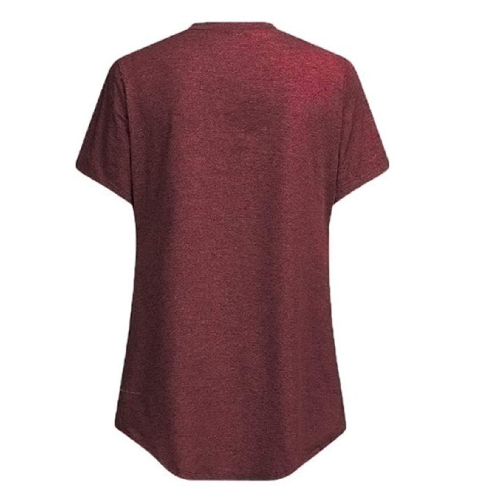 Andongnywell Women's Maternity Nursing Tops - Soft Short Sleeve Breastfeeding Shirts for Pregnancy & Nursing - Comfortable Stretchy Cotton T-Shirt - Perfect for Everyday Wear, Nursing at Home or Outdoors