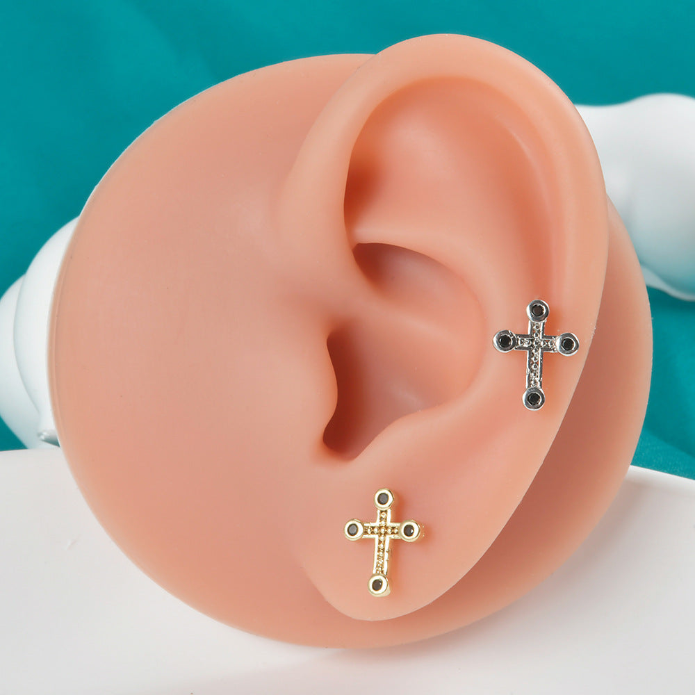 20G Cartilage Earring Stud Bat Piercings Cloud Rain Helix Studs - Hypoallergenic Stainless Steel Ear Jewelry for Tragus, Helix, Conch Piercings | Perfect for Everyday Wear, Parties & Alternative Fashion