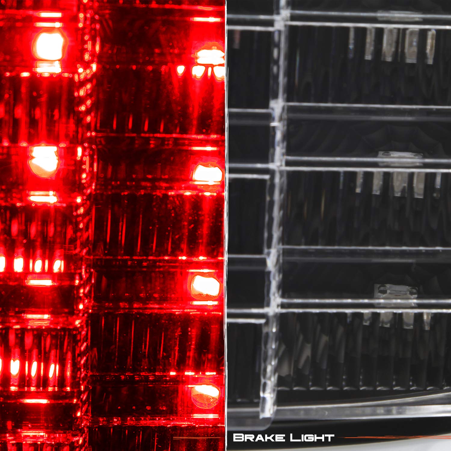 AKKON LED Tail Lights Replacement Pair for 2013-2018 Ram 1500/2500/3500 Pickup Trucks - Black C-Tube Bar Design with Lumiled Technology | Left + Right Set | Upgrade Your Truck's Style & Night Visibility