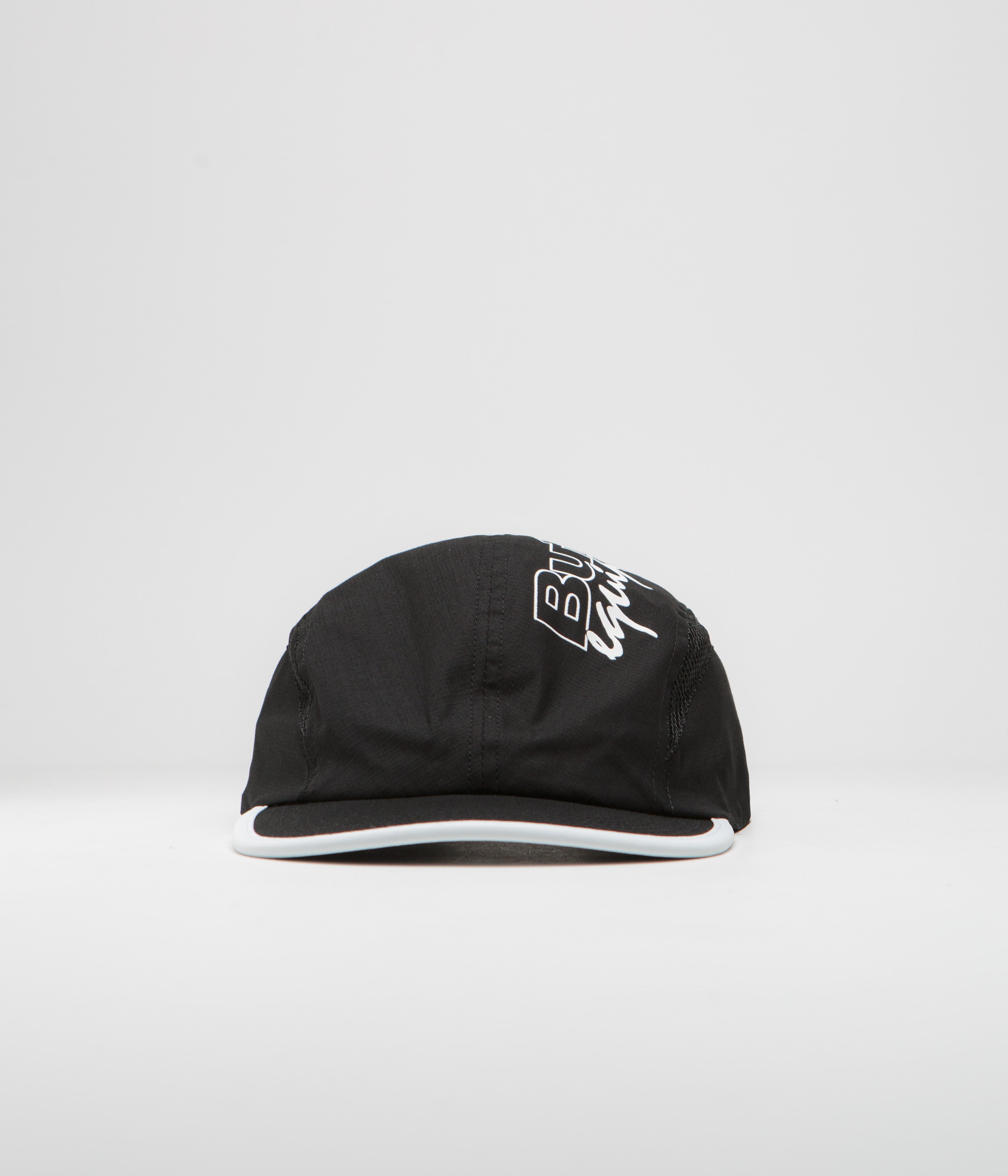 Butter Goods Equipment 4-Panel Snapback Cap - Black | Adjustable Unisex Baseball Hat for Men & Women | Perfect for Streetwear, Sports & Outdoor Activities