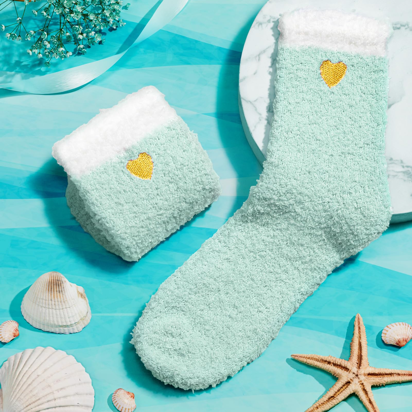 MAYICIVO 8PCS Ocean-Themed Spa Gift Set for Women - Relaxing Self Care Birthday Gifts for Mom, Wife, Sister, Best Friend, Girlfriend, Teacher & Coworker | Perfect for Home Spa Days, Stress Relief & Pampering Gifts